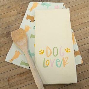 COPY - NWT~Pearhead's Dog Lover Tea Towel Set (Each towel measures 20” (W) x 27…